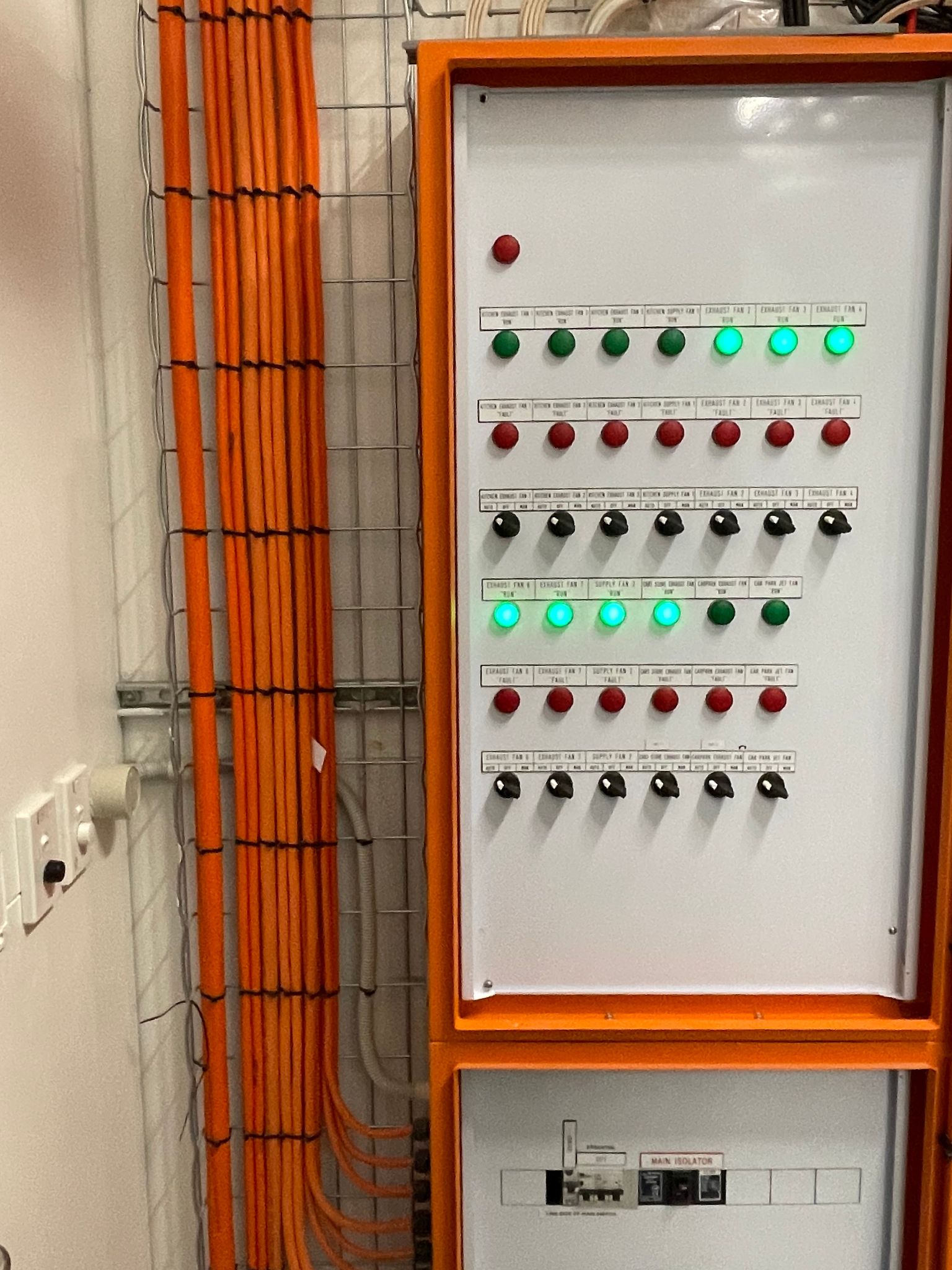 Industrial Mechanical Switchboard